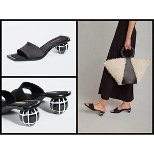💕CULT GAIA💕 Tao Grid Sandals ~ Black EU 41